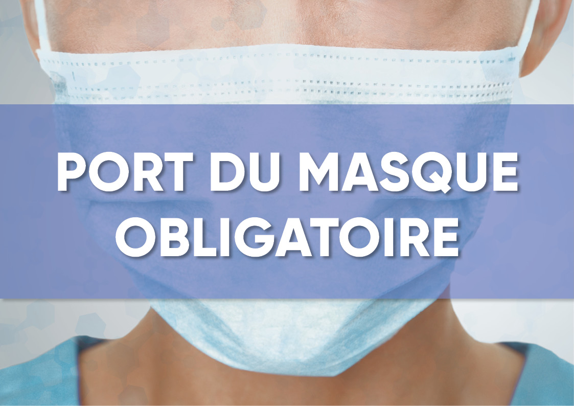port du masque obligatoire